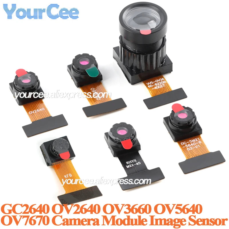 10pcs/1pc Image Sensor Camera Module OV3660 3 Million GC2640 OV2640 2 Million OV5640 5 Million OV7670 300000 Pixel STM32 ESP32