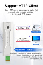 RS485 to Ethernet Serial Server CDEBYTE NA111-M DC 8～28V RS485 RJ45 TCP/UDP MQTT Small Size Modbus Industrial Grade AT Command