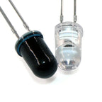 10 Sets Infrared LED Emitter & Receiver Kit 3mm(F3) 5mm(F5) 940nm Diodes 1.4-1.6V 20mA for Sensor Remote Control Projects