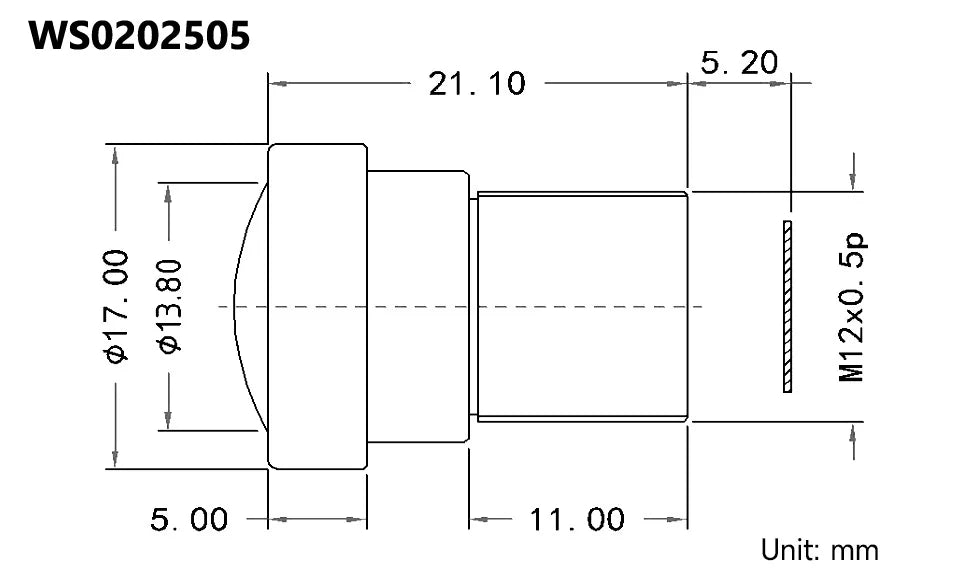 Raspberry Pi High Quality HQ Camera M12 For Lens 12MP 8mm/3.2mm/113 2.7mm/14MP 2.72mm/5MP 25mm/16MP 105 3.56mm