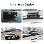 E-ACE K07 TPMS Solar Sensor Intelligence Wireless Tire Pressure Monitoring System Temperature Warning With 4 Sensors