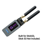 M5Stack StickS3 RF Backpack CC1101 433MHz NRF24L01+ PA LNA 2.4G Wireless Sniffer Module For Bruce OS ESP32 Penetration TestBoard