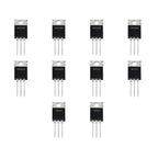 10 Values IRF MOSFET Kit TO-220 IRF510N IRF520N IRF530N IRF540N IRF630N IRF640N IRF730 IRF740 IRF830 IRF840 Total 30 pcs