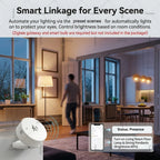 Zigbee 24G MmWave Radar Human Presence Sensor, PIR Motion Detector, Brightness Temperature Humidity Meter, For Tuya Smart Life Z