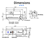 FGU07-100S Capacitive Detection Transparent Label Sensor Switch for Marking Eye in Labeling Machine