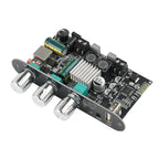 ZK-1001U TPA3116D2 Mono 100W Bluetooth 5.3 Amplifier Board 9-24V Boost AUX USB Bass Treble for DIY TWS Speaker