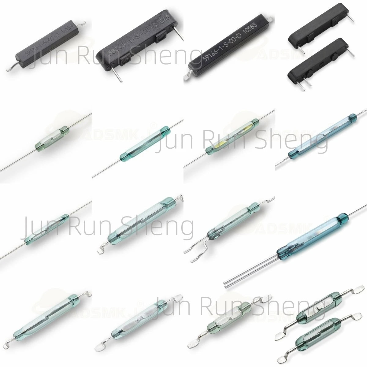 5PCS Original MDRR-DT DT-F/U NO/NC SPDT Changeover Reed Switch MDSM-DT 2*14MM 0.25A 5W 175V Normally Open/Closed Magnetic Sensor