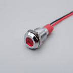 6mm 8mm 10mm 12mm LED Metal Indicator Light Signal Lamp with Wire 3V 5V 6V 12V 24V 110V 220V Red Blue Green Yellow White