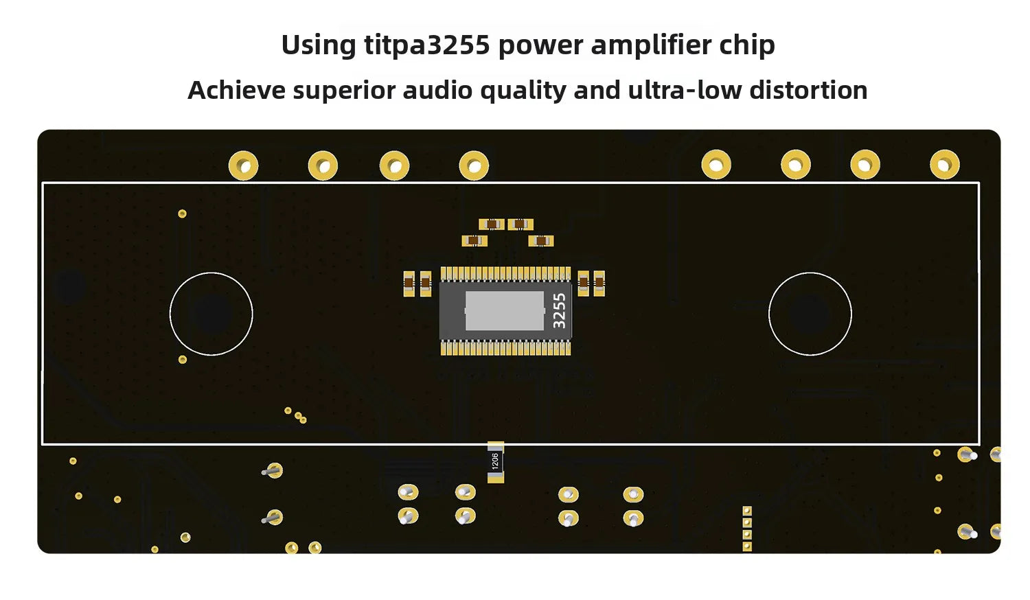 D1 tpa3255 pffb digital mini home pure post-stage hifi fever high power amplifier