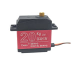 Waterproof 20KG 25KG 30KG 35KG Servo 180 Degree 270 Degree Large Torque Digital Servo Metal Gears 25T Servo Arm For RC Car Truck