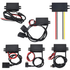 12V to 5V 3A Converter DC-DC Step Down Module Power Adapter USB-A Female/Type C/dual USB/open Wire Connector Low Heat Waterproof
