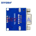 100pcs/lot MAX3232 RS232 to TTL Serial Port Converter Module DB9 Connector MAX232