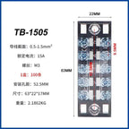 Terminal Block Position Connection Strip Copper Iron TB-1503 TB-1504 TB-1505 TB-1506 TB-1508 TB-1510 TB-1512 TB-1515 TB-1520