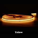 COB LED Strip 480 528 Chips/M High Density Flexible FOB Led Red Green Blue Warm Nature Cool White Linear Dimmable Light 12V 24V
