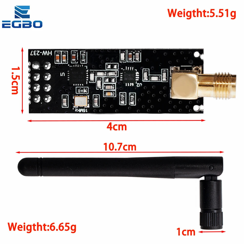NRF24L01 PA LNA Wireless Module with Antenna 1000 Meters Long Distance FZ0410 We are the manufacturer