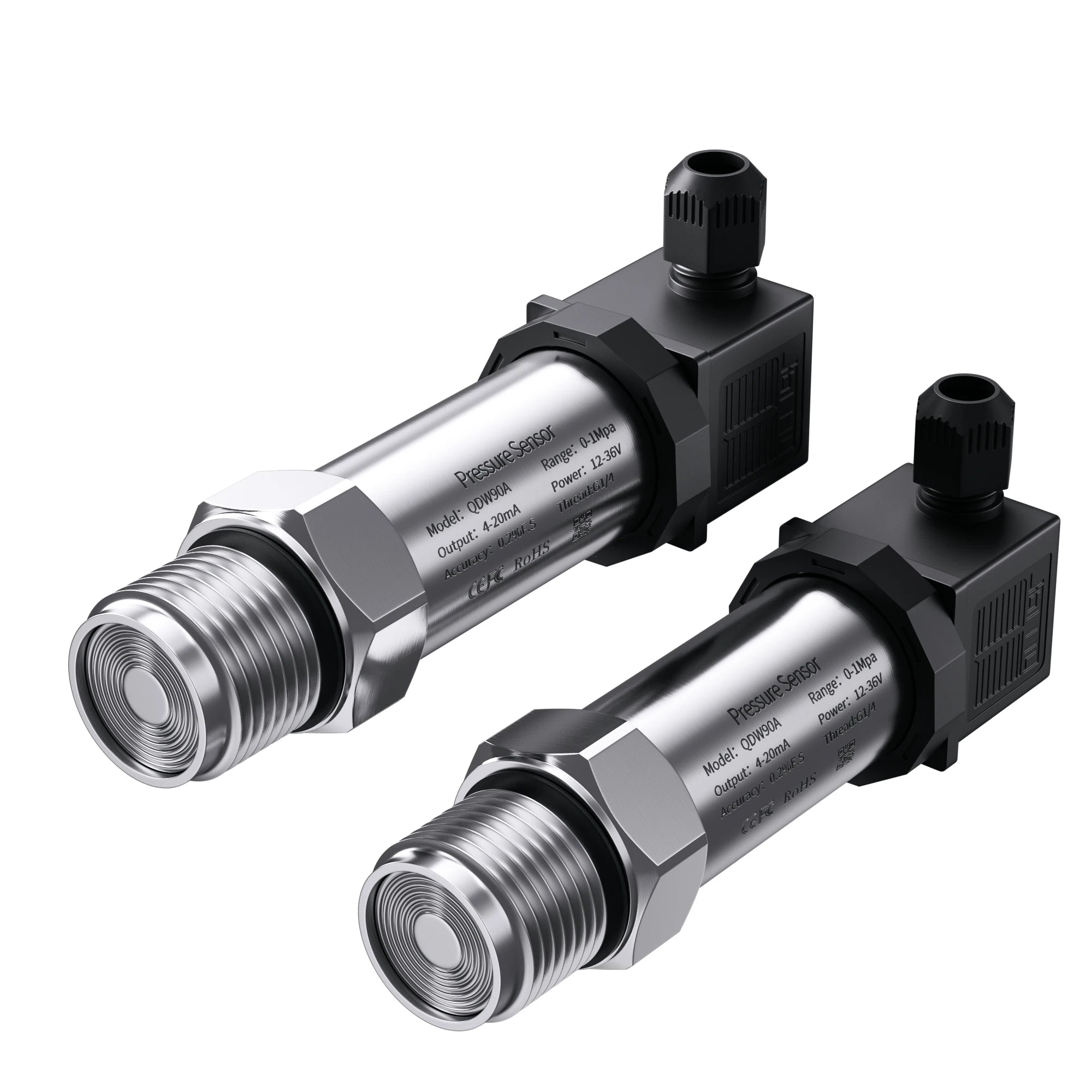 G1-2 Flat Film Pressure Transmitter Flush Membrane Pressure Sensor 4-20mA 0-10V Diffusion Dilicon Pressure Transmitter For Food