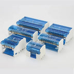 Din Rail Terminal Block NHC01 Series Power Distribution Box Junction Box 207/211/215/407/415 Modular Zero Line Neutral Copper