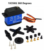High-Torque Waterproof Servo 20KG 25KG 30KG 35KG 180 270 Degree Digital Copper Gear/Steel Gear Servo, For Robot Arm DIY