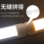 Led Tube Light With Switch Wire 110V 220V 10W 20W Lighting Strip Lamps 30/50cm For  Living Room Bedroom Closet Kitchen Lamp