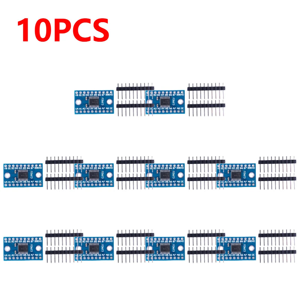 1-10PCS TXS0108E Logic Level Shifter Bi-Directional Module 3.3V 5V 8 Channel Voltage Level Translation Module for Raspberry Pi