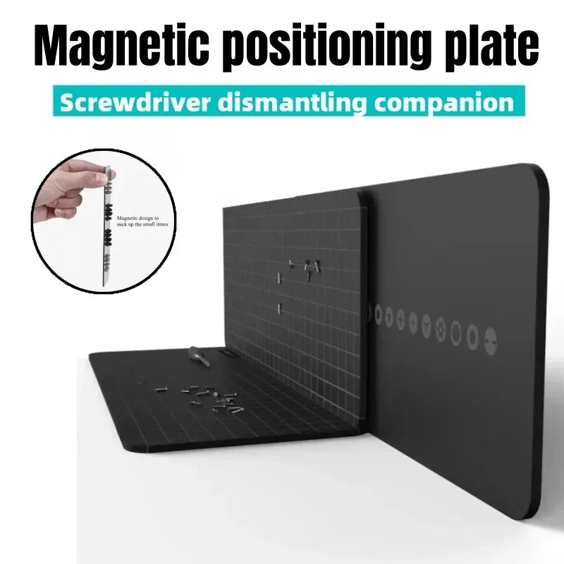 Soldering Mat ESD Magnetic Heat Resistant Insulation Work Mat Soldering Station Kit Silicone Repair Pad Maintenance Platform