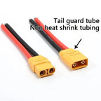 XT90 Male and Female Connector Aircraft Model Lithium Battery Connector Xt90s Electrical Adjustment Gold-Plated Cable Plug