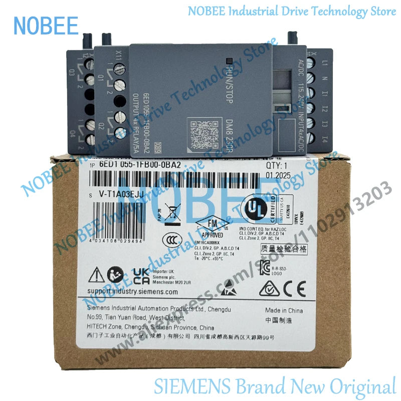 New, SIEMENS PLC LOGO DM8 Expansion Module 6ED1055-1MB00-0BA2 6ED10551CB000BA2 6ED1055-1FB00-0BA2 6ED1055 1HB00 0BA2