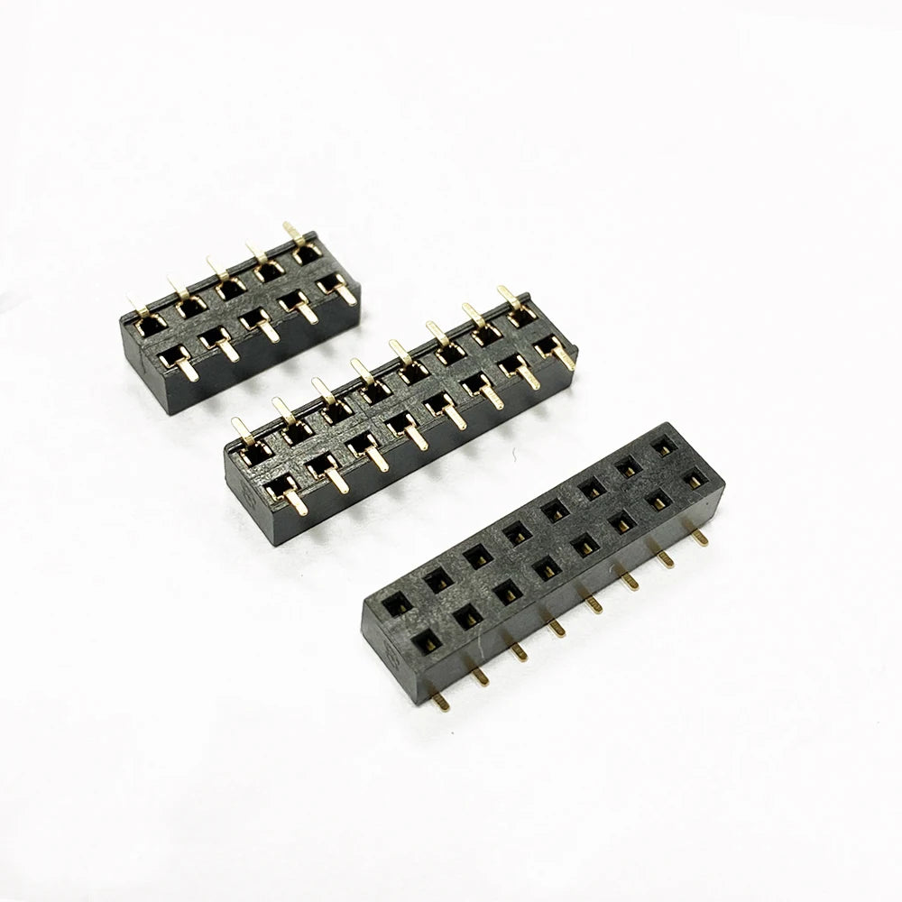 20pcs 2.54mm PH3.5 2x3P/5P/10P-40P Double Row Short Low Profile SMD Surface Mount Male Female PCB Pin Header Socket Connector