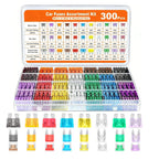 Car Blade Fuse 300/180/120pcs,Standard & Mini Fuses with Storage Box for Truck Motorcycle Boat RV 5A 10A 15A 20A 25A 30A 35A 40A