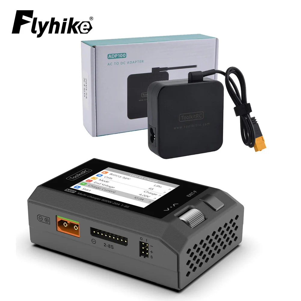 ToolkitRC M8P 1-8S Balance Charger 600W 20A DC Discharger for 1-8S Lipo Battery Charger