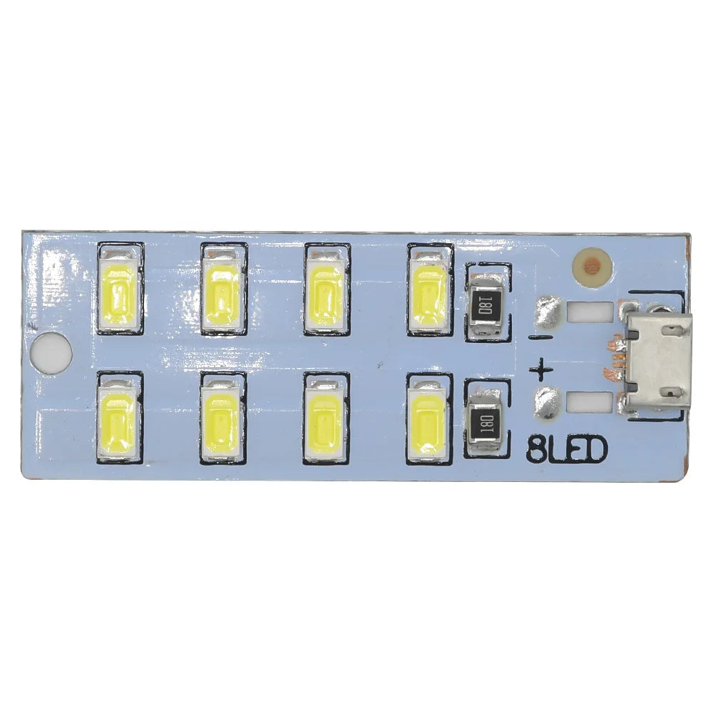 Mirco USB 5730 LED Lighting Panel USB Mobile Light Emergency Light Night Light White 5730 SMD 5V 430ma~470ma DIY Desk Lamp