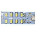 Mirco USB 5730 LED Lighting Panel USB Mobile Light Emergency Light Night Light White 5730 SMD 5V 430ma~470ma DIY Desk Lamp