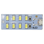 Mirco USB 5730 LED Lighting Panel USB Mobile Light Emergency Light Night Light White 5730 SMD 5V 430ma~470ma DIY Desk Lamp