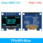 XCW 1.3 inch OLED module SPI/IIC I2C Communicate white/blue color 128X64 1.3 inch OLED LCD LED Display Module 1.3" OLED Module