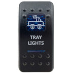 Blue Led Rocker Switch Button 5Pins&7Pins ON OFF ON For Car Marine Boat NARVA ARB Style interior Lights parts Camper Accessories