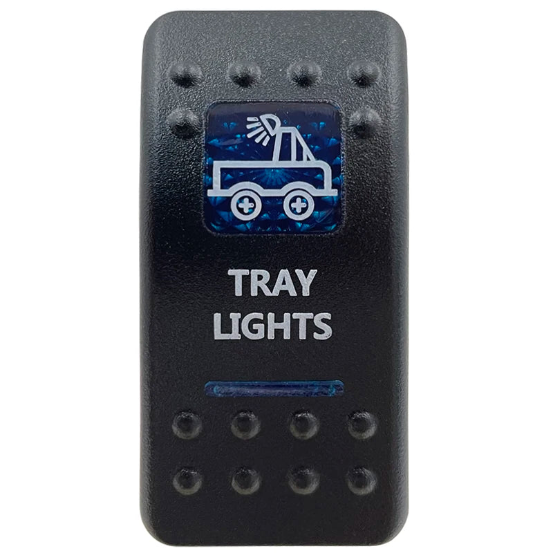 Blue Led Rocker Switch Button 5Pins&7Pins ON OFF ON For Car Marine Boat NARVA ARB Style interior Lights parts Camper Accessories