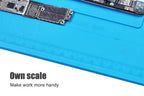 S-150-USA Warehouse Heat Resistant Silicone Soldering Mat Anti-static Insulation Work Pad For Phone Laptop Electronic Repair Maintenance Platform