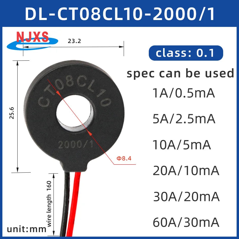 Micro Current Transformer Toroidal Core for Current Measurement