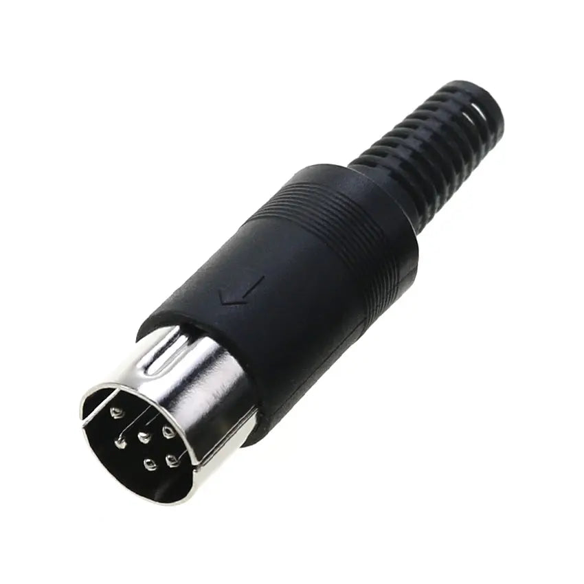 5pcs 3 4 5 6 7 8 Pin DIN Male Female Plug W/ Plastic Handle & Female Socket Hulled Panel Mount Keyboard Cable Connector Adapter