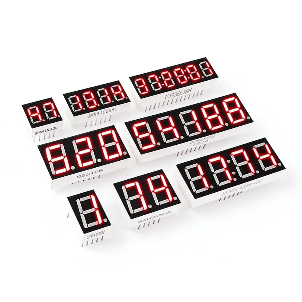 5pcs 0.28 0.36 0.4 0.56 Inch Digital Tube LED Display 1Bit 2Bit 3Bit 4Bit Display Common Anode / Cathode 7 Segment  Led Display