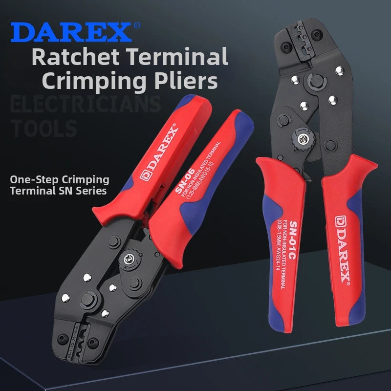 Darex DuPont Spring Terminal Automotive Wiring Harness Power SN Cold-Press Terminal Wire Crimping Pliers