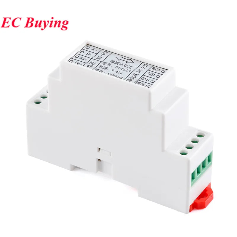 RS485 to RS485 Isolated RS-485 232 Turn 485 Repeater Communication Signal Amplifier Isolator Distance Extender Booster Converter