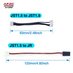 AFRC S1001 JST(ZH)1.5mm to JR Plug Cable Connector Various RC Adapter Cables JST1.0 1.5 JR Futaba for RC DIY Assembly Upgrading