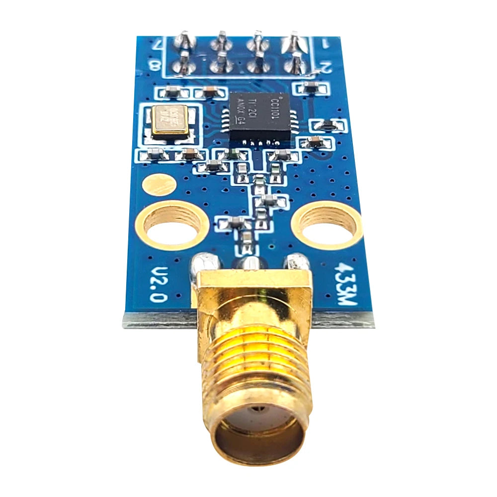 CC1101 Wireless Module 10Mbps Communication Rate 433M Data Transmission and Receiving Modules with SMA Antenna SPI Interface