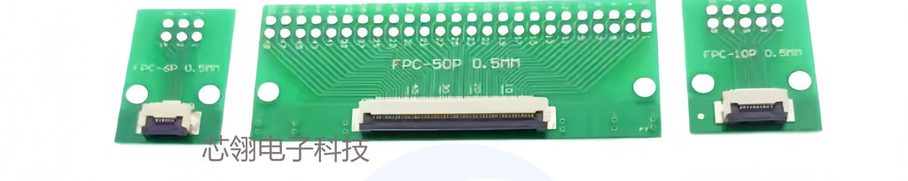 FFC/FPC Adapter Board 0.5/1.0mm To Straight/bent 2.54 Pin Header  4/6/12/24/40-80P Flex Cable Adapter