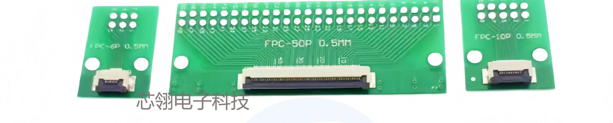 FFC/FPC Adapter Board 0.5/1.0mm To Straight/bent 2.54 Pin Header  4/6/12/24/40-80P Flex Cable Adapter