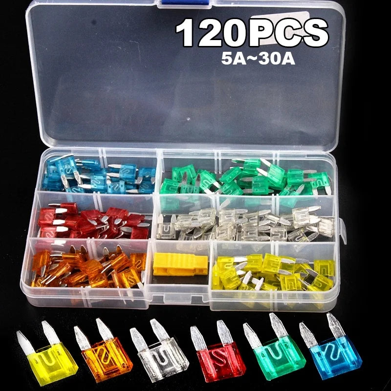 Car Fuse Blade Fuse Kit Fuses Automatic Truck Blade The Fuse Insurance Insert Insurance of Xenon Piece Lights Auto Accessories