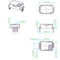 MH-Z19 MH-Z19D CO2 Sensor Module IR Infrared Carbon Dioxide Gas Sensor for CO2 Monitor 400-5000ppm UART PWM Output MH Z19D NDIR