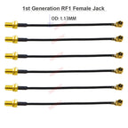 1pcs SMA to IPX Jumper 1st/4th Generation RF1/ RF4 Female Jack to SMA/ RP-SMA Female WIFI Antenna Cable RF1.13 Extension Pigtail