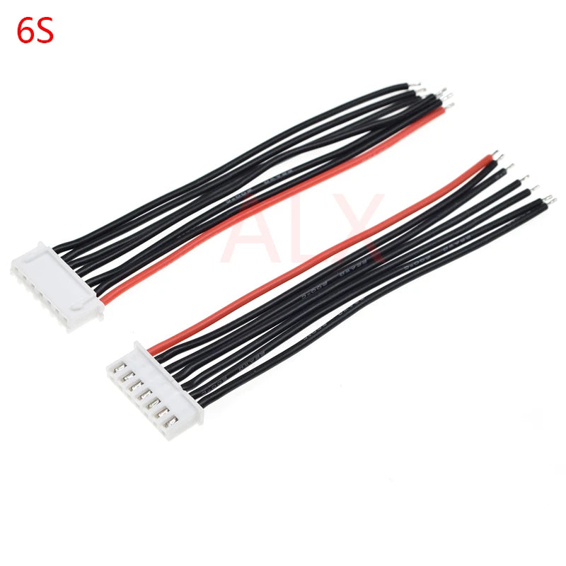 5/10Pcs 1S 2S 3S 4S 5S 6S 22AWG Silicone RC Model Lipo Battery Balancer Charger Plug Wire Connector 2.54mm JST-XH Cable IMAX B6